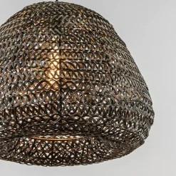 Antiek bronzen hanglamp Finou Light and Living