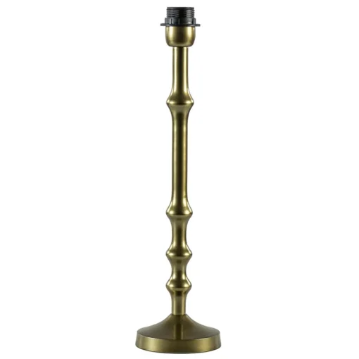 Antiek bronzen lampvoet Semut exclusief kap