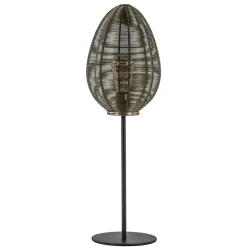 Antiek bronzen tafellamp Yaelle Light and Living