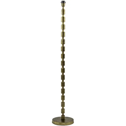 Antiek bronzen vloerlamp Malinda exclusief kap