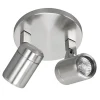Badkamerlamp Rain  2 lichts nikkel IP44