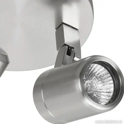 Badkamerlamp Rain  2 lichts nikkel IP44