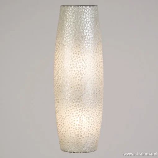 Beach wandlamp schelpen wit