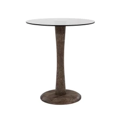 Bijzettafel Boogie bruin Ø60 cm