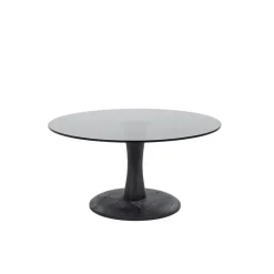 Bijzettafel Boogie L zwart Ø70 cm