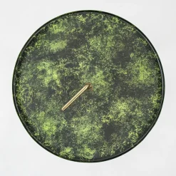 Bijzettafel Saphire groen met brons 39 cm