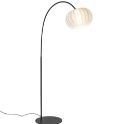 Booglamp Arena zwart/kap wit