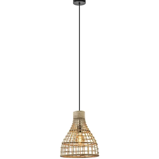 Botanische hanglamp Puerto rotan naturel