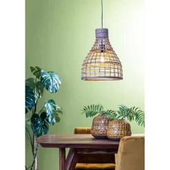 Botanische hanglamp Puerto rotan naturel
