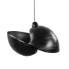 Botanische hanglamp zwart 50 cm
