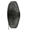 Botanische wandlamp Mataka donker bruin rotan L&L