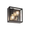 Buitenlamp lantaarn vierkant antraciet IP65