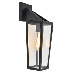Buitenlamp lantaarn zwart IP44
