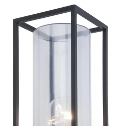 Buitenlamp lantaarn zwart met bewegingssensor