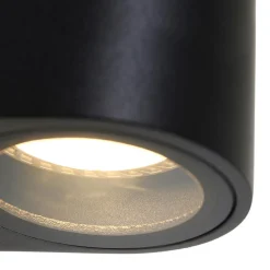 Buitenlamp Logan afgerond zwart IP44