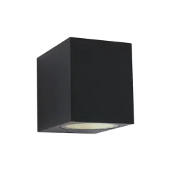 Buitenlamp Logan kubus zwart IP44