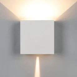 Buitenlamp rechthoekig wit IP65