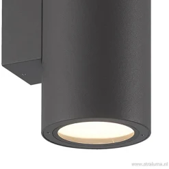 Buitenlamp Volcano wand grafiet IP65