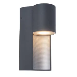 Buitenlamp wand downlighter IP54 grijs