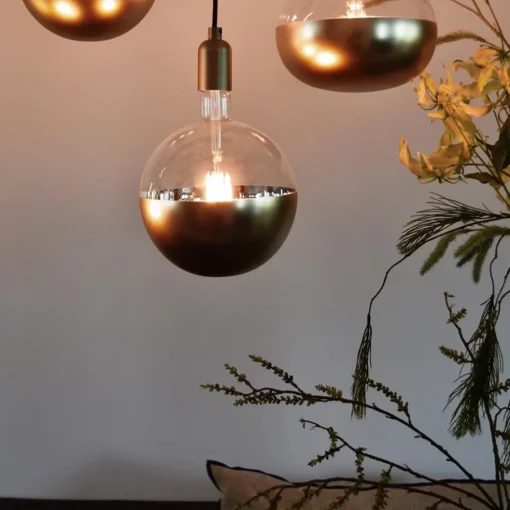 Calex globe e27 125 kopspiegel goud dimbaar