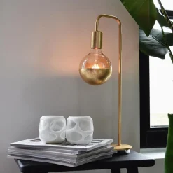 Calex globe e27 125 kopspiegel goud dimbaar