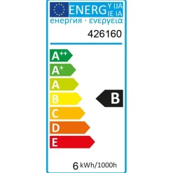 Calex Rada LED lamp Titanium 2200K dimbaar