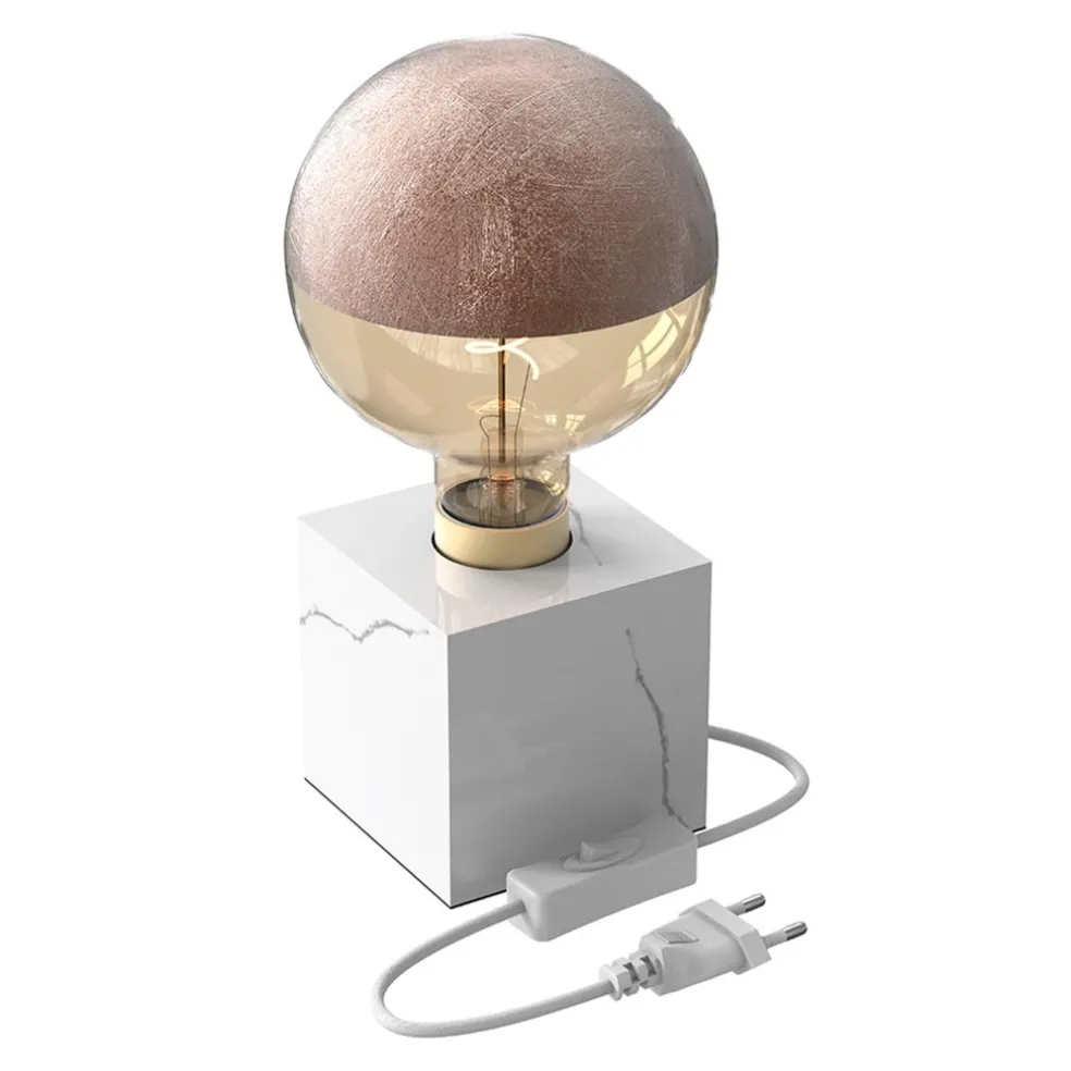 Calex tafelarmatuur wit/marmer