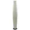 Decoratieve schelpen vloerlamp zuil
