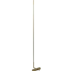 Design LED vloerlamp goud verstelbaar