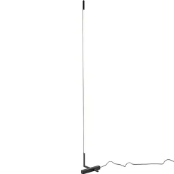 Design LED vloerlamp zwart met draaibare kap