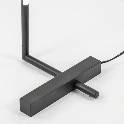 Design LED vloerlamp zwart met draaibare kap