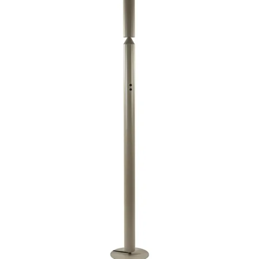 Design vloerlamp beige up+down