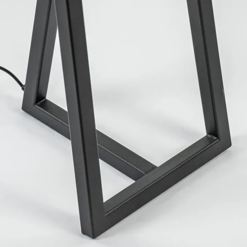 Design vloerlamp frame mat zwart excl kap