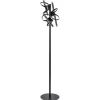 Design vloerlamp mat zwart metaal inclusief LED