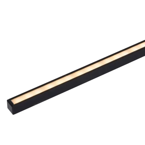 Design wandlamp badkamer LED zwart 90 cm