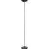 Dimbare LED uplighter vloerlamp mat zwart