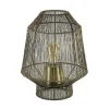 Draad tafellamp Vitora antiek brons