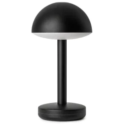 Draadloze LED tafellamp zwart oplaadbaar