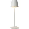 Draadloze tafellamp wit met dimbaar LED