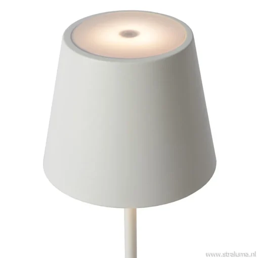 Draadloze tafellamp wit met dimbaar LED