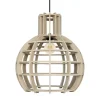 Eettafel hanglamp Globe Lingehof hout