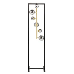 Elegante luxe vloerlamp met 6 glazen bollen