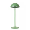 Groene LED buitenlamp op batterij oplaadbaar