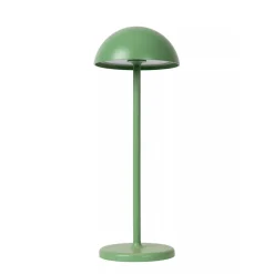 Groene LED buitenlamp op batterij oplaadbaar