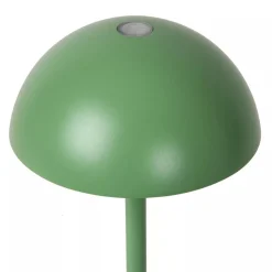 Groene LED buitenlamp op batterij oplaadbaar