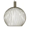 Grote eettafelhanglamp draad mat zand