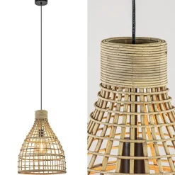 Grote hanglamp Puerto rotan naturel Light and Light
