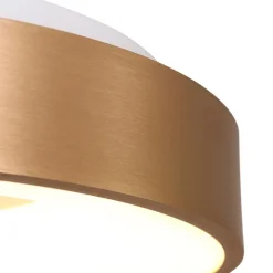 Grote plafondlamp goud 48 cm inclusief LED