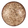 Grote schelpen wandlamp bruin met goud 60 cm