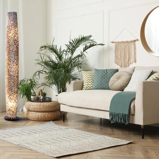 Grote vloerlamp turtle goud 200 cm